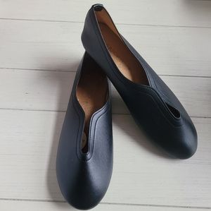Danskin Live Black Slip On Ballet Flats 7 NWT